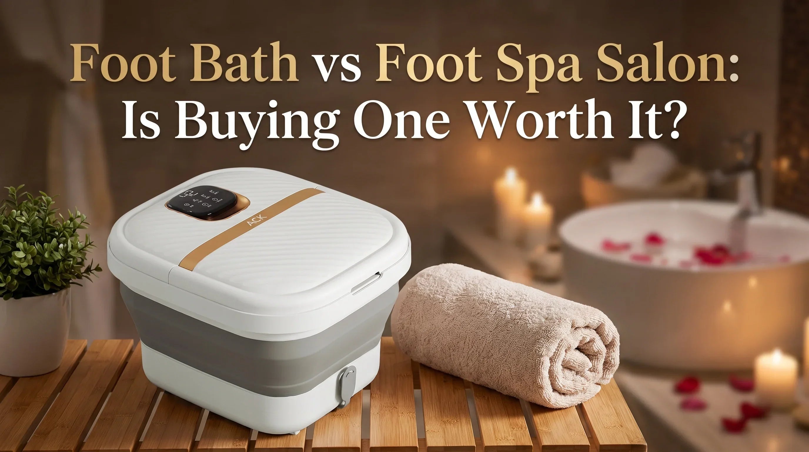 Foot Bath vs Foot Spa Salon Is Buying One Worth It