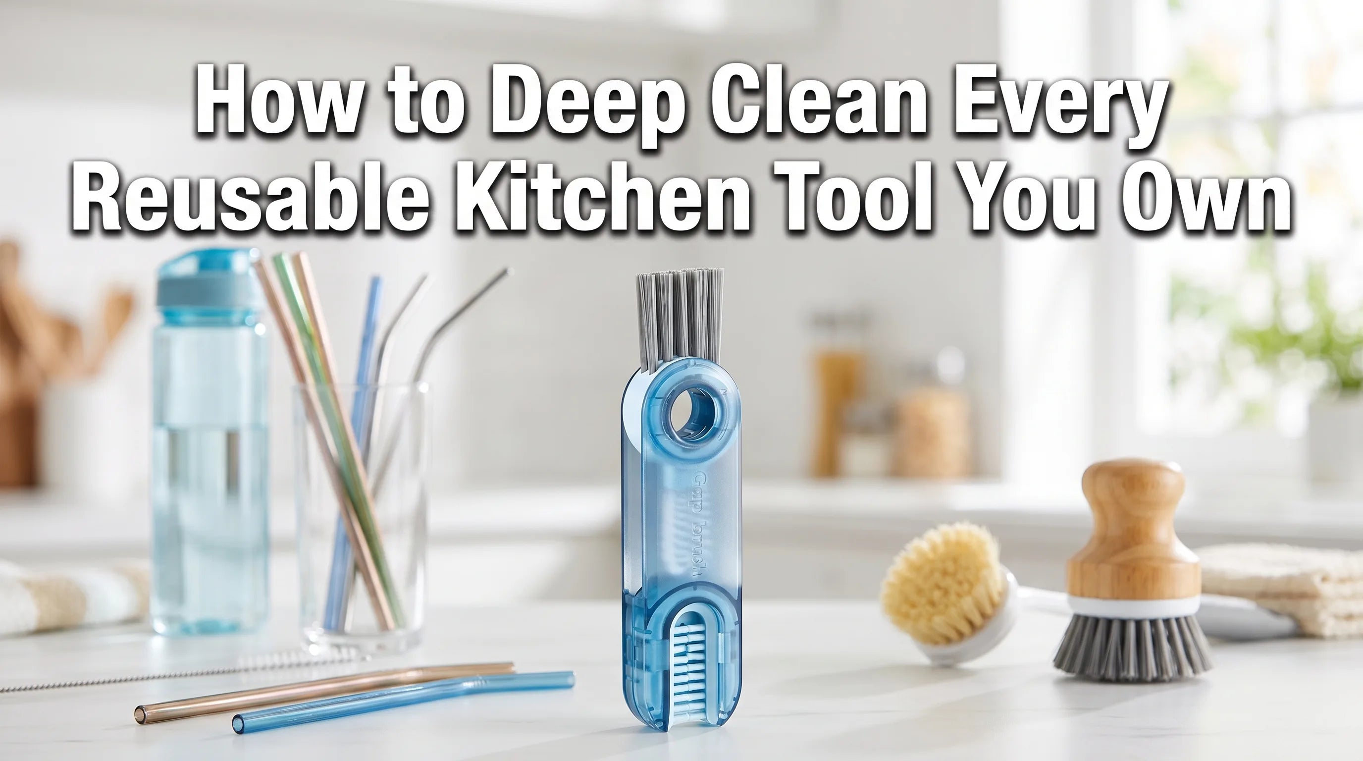 how to deep clean every reusable kitchen tool you own