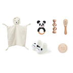 Infant Comfort Rattle Rabbit Bath Towel Gift Set