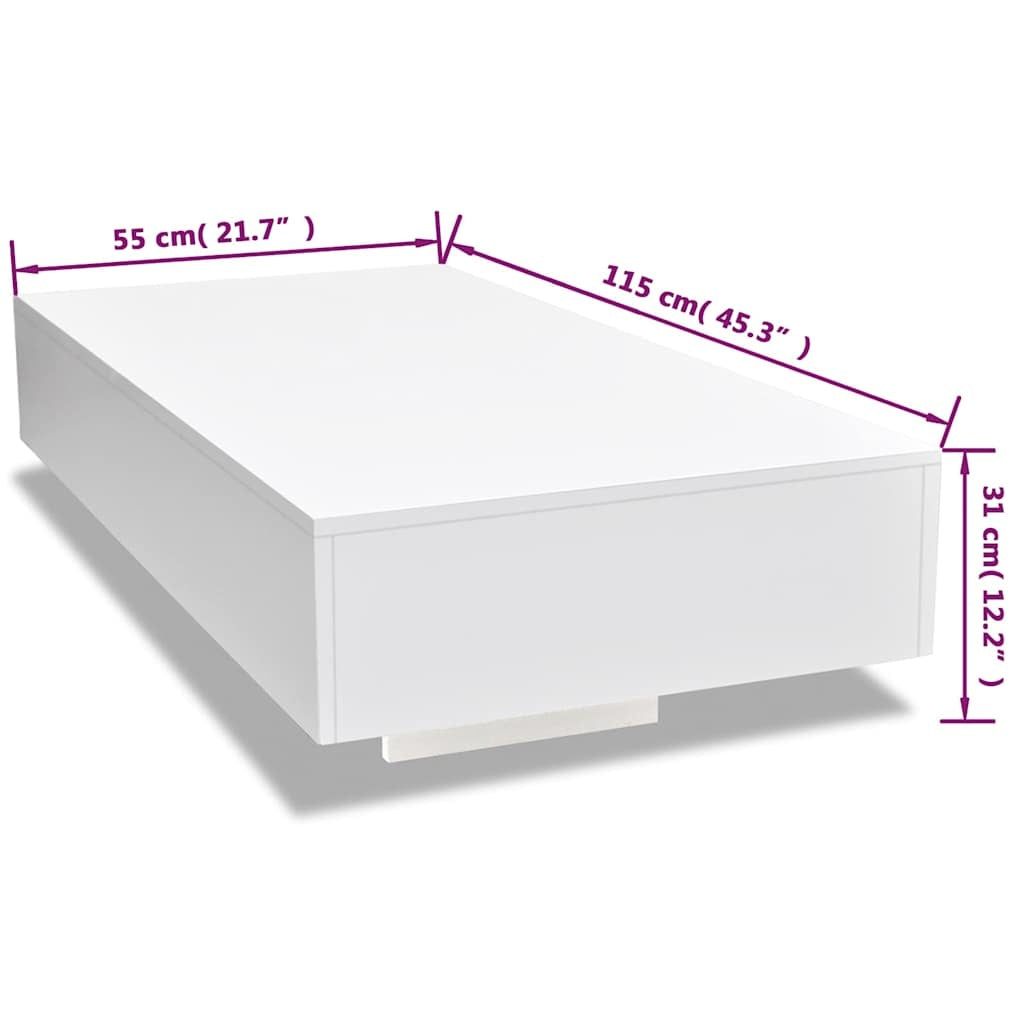 Modern High-Gloss Coffee Table