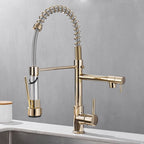 Bathroom Kitchen Double Water Hot And Cold Spring Faucet