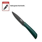 Black Steel Cutting Knife Kitchen Set