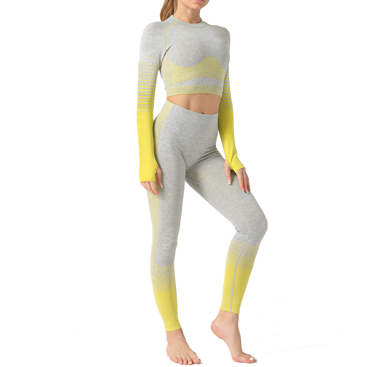 Miravelle – Naadloze Tweedelige Yogaset met Moderne Snit