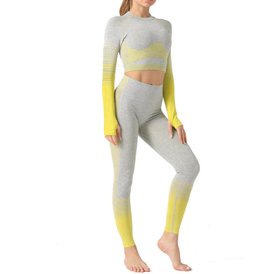 Miravelle – Naadloze Tweedelige Yogaset met Moderne Snit