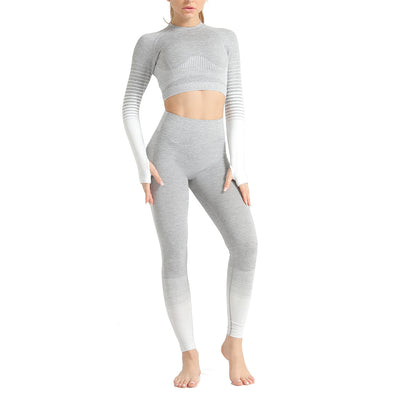 Miravelle – Naadloze Tweedelige Yogaset met Moderne Snit