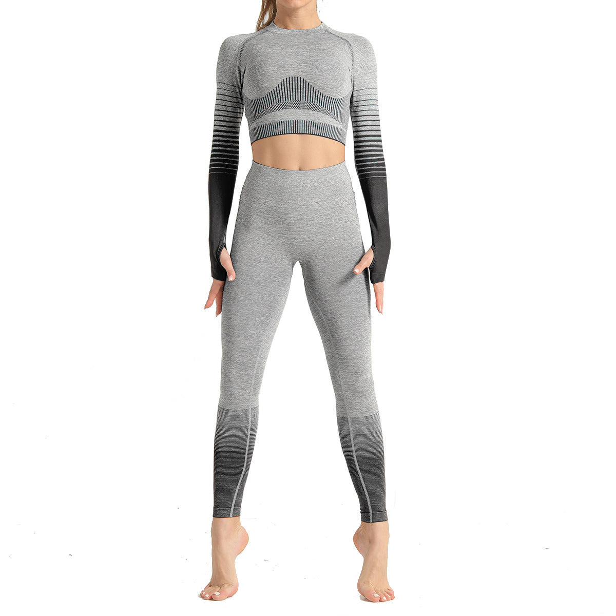 Miravelle – Naadloze Tweedelige Yogaset met Moderne Snit