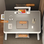 Foldable Laptop Desk or Bed Tray Table With Lamp