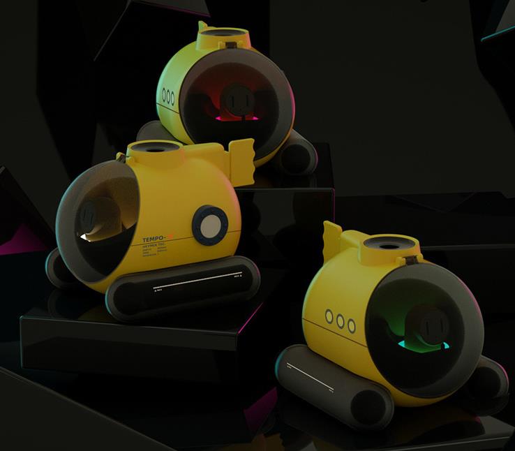 HEY MIX Smoke Rings Humidifier - Small Submarine