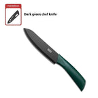 Black Steel Cutting Knife Kitchen Set