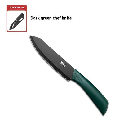 Black Steel Household Tools Kitchen Knife