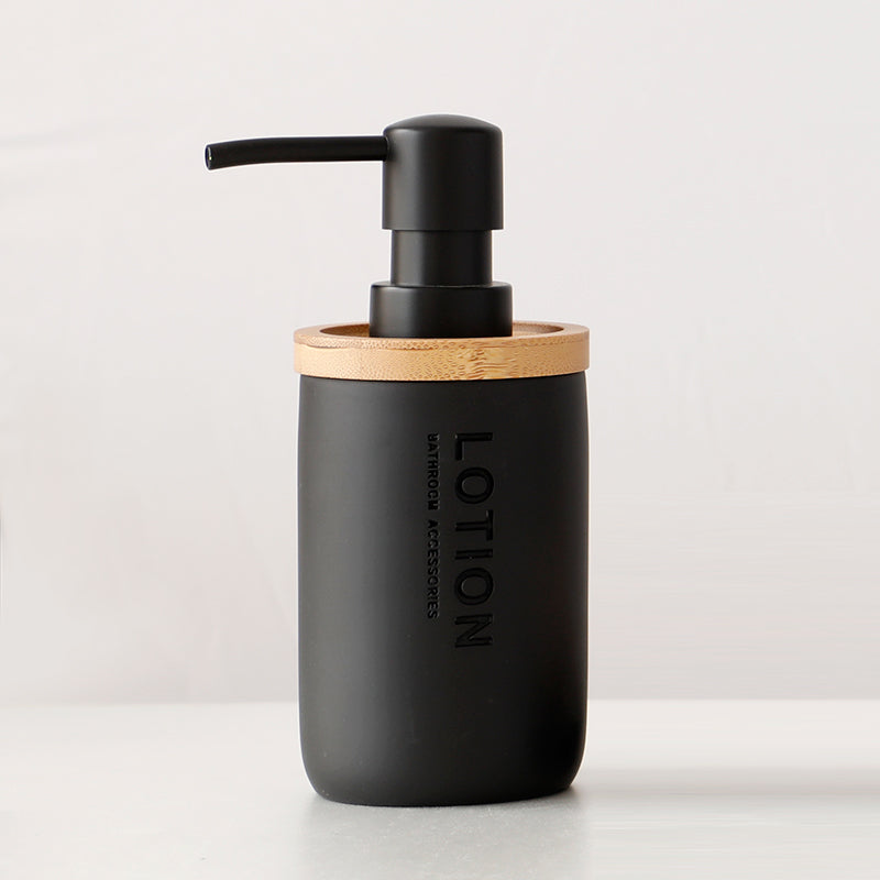 Resin Bamboo Toothbrush Holder Soap Box Soap Holder Hand Sanitizer Bottle