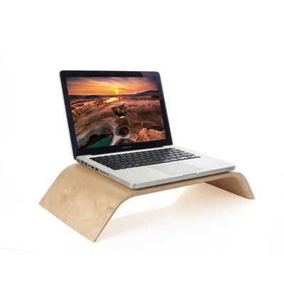 Compatible with Apple, Stable Wooden Bracket SAMDI Wooden Stand All-in-one Machine Monitor Laptop Holder Strong Bearing Capacity Replacement for iMac 4.4