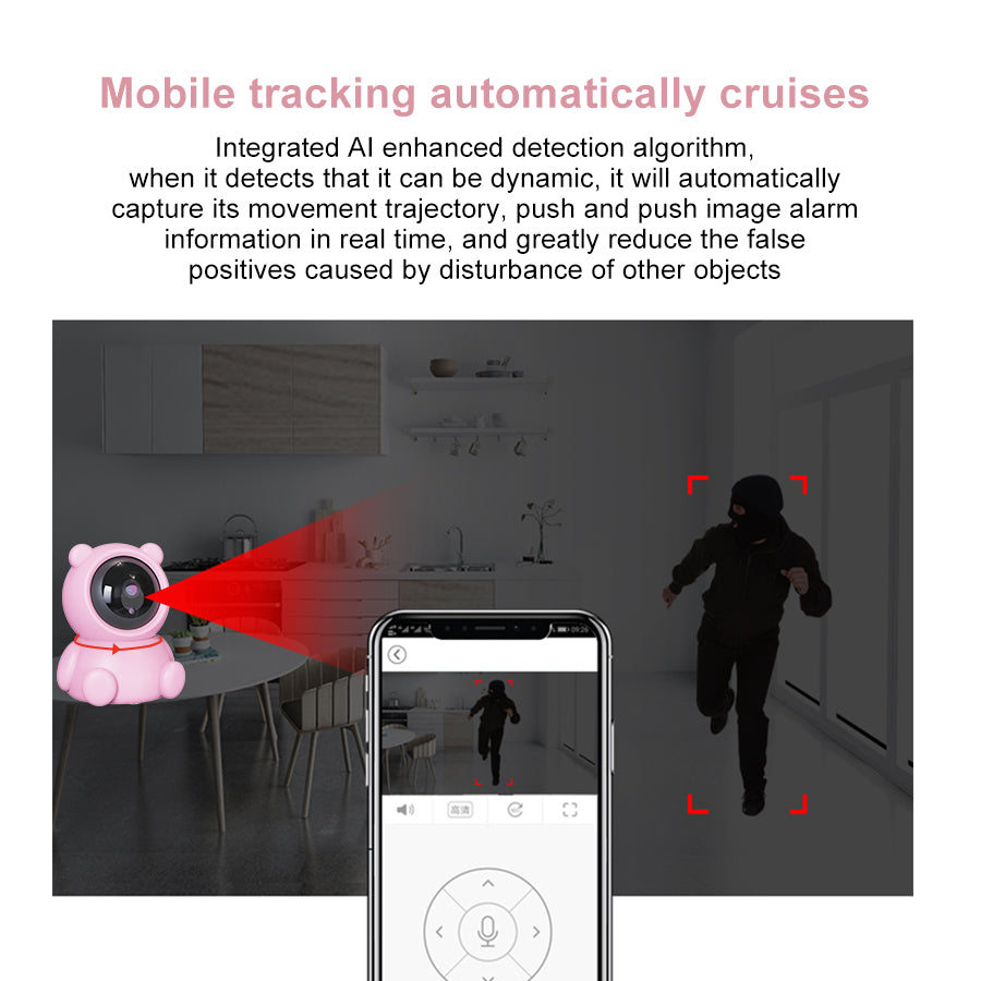 Wireless Home 360-Degree Panoramic Camera