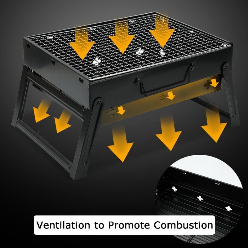 Foldable Charcoal BBQ Grill.