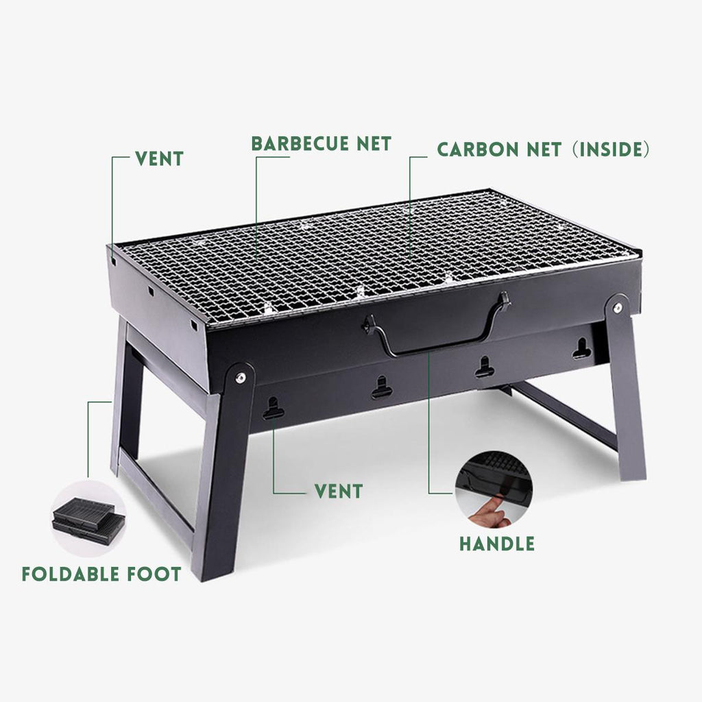 Foldable Charcoal BBQ Grill.