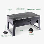 Foldable Charcoal BBQ Grill.