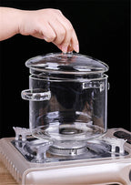 Transparent Mini Soup Pot | Stove Glass Cooking Pot
