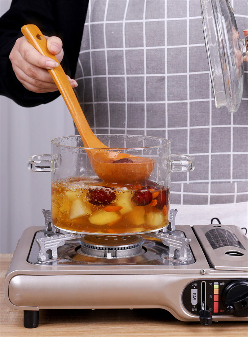 Transparent Mini Soup Pot | Stove Glass Cooking Pot