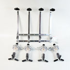 4-head wall-mounted wine pouring rack