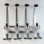 4-head wall-mounted wine pouring rack