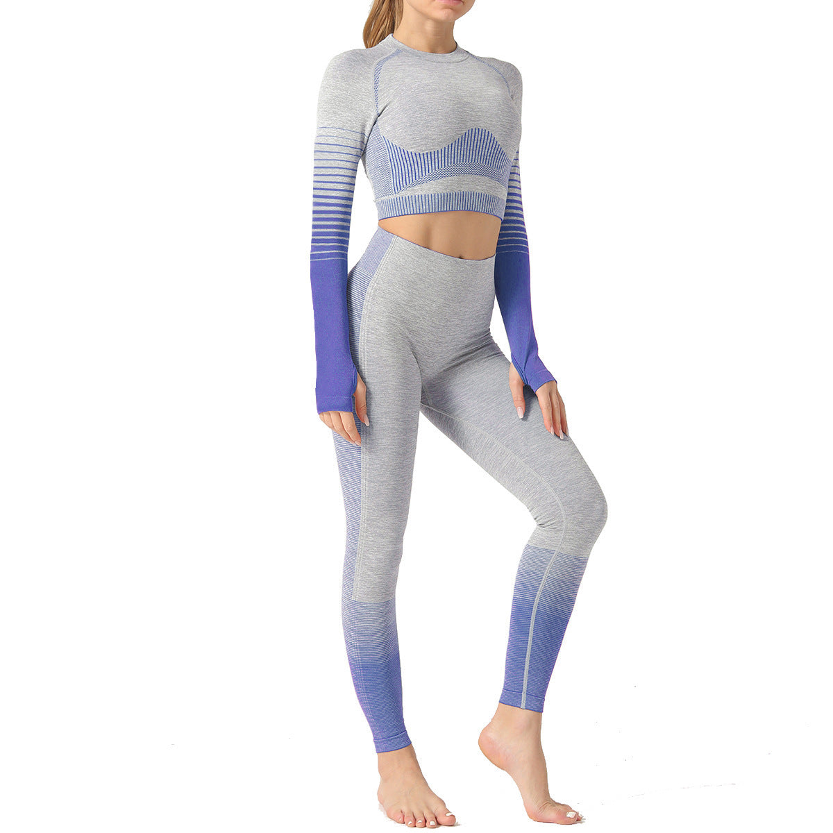 Miravelle – Naadloze Tweedelige Yogaset met Moderne Snit