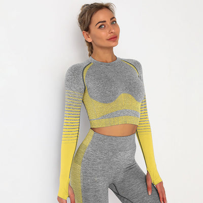 Miravelle – Naadloze Tweedelige Yogaset met Moderne Snit