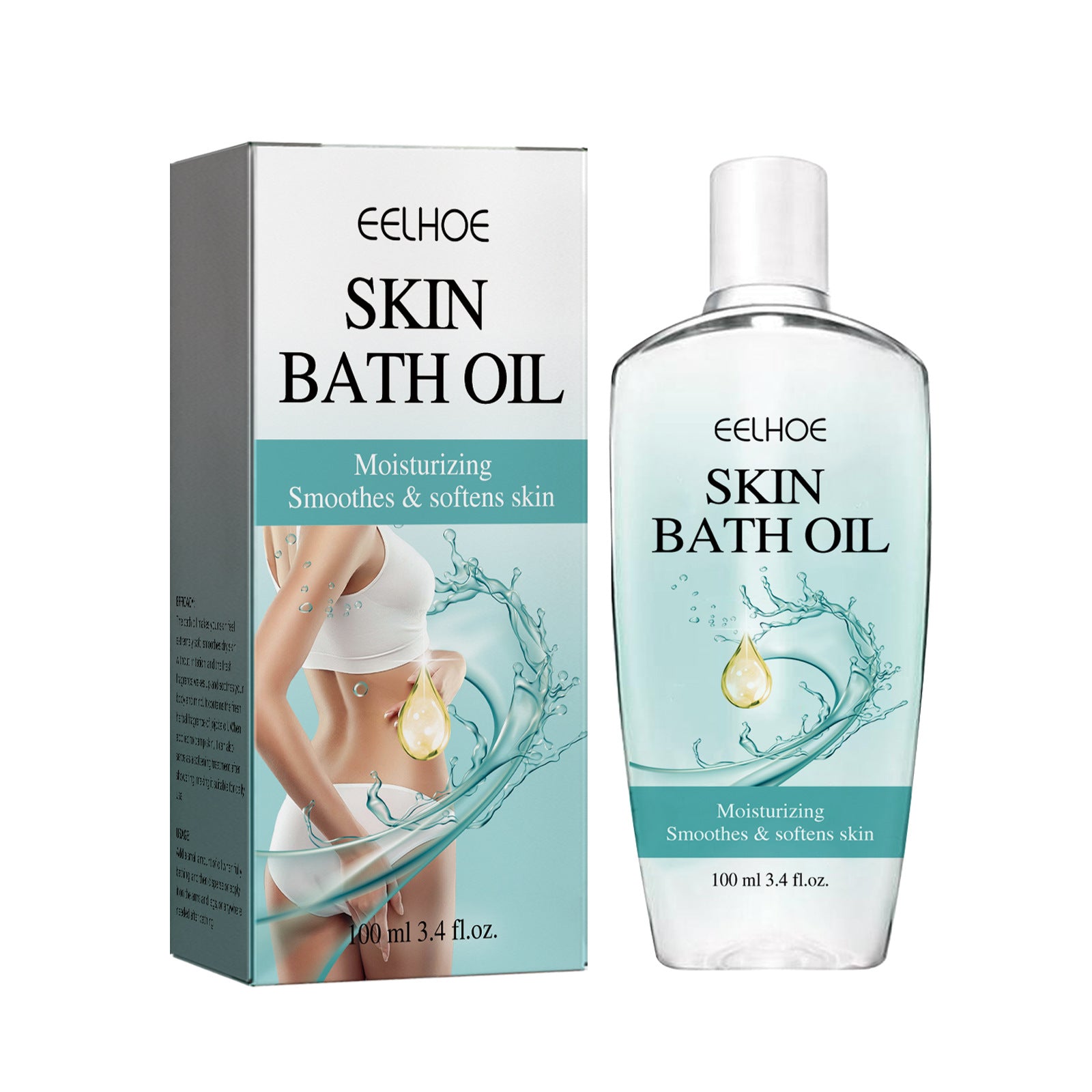 Lubricate Bath Oil Body Gently Clean And Repair Skin