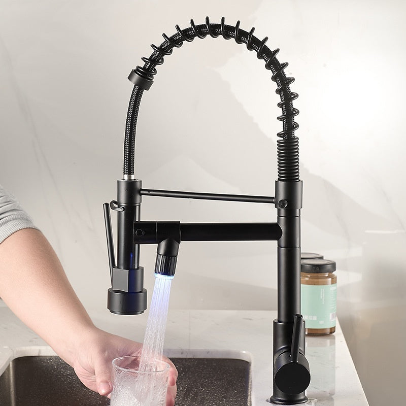 Bathroom Kitchen Double Water Hot And Cold Spring Faucet