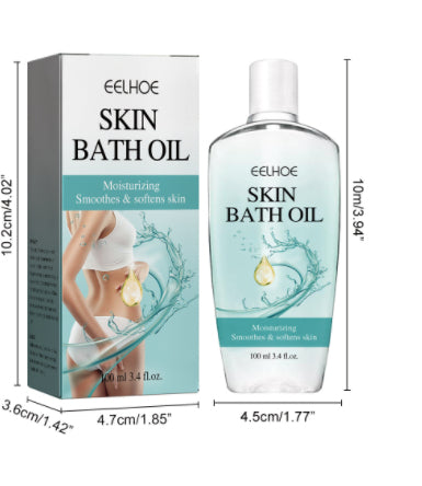Lubricate Bath Oil Body Gently Clean And Repair Skin