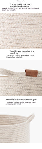 Handmade Woven Foldable Basket