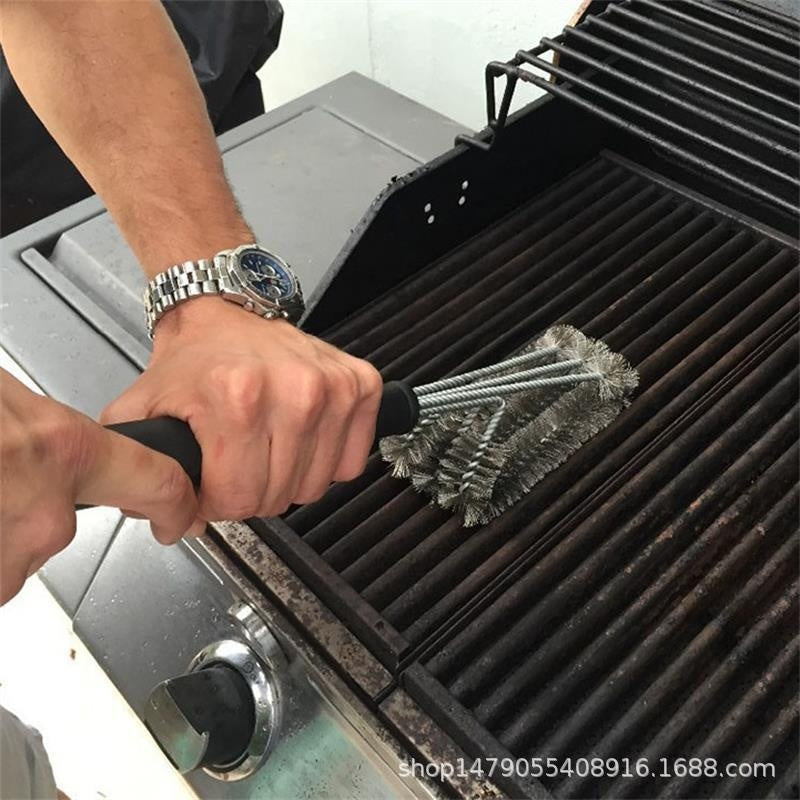 Three-head Barbecue Cleaning Brush