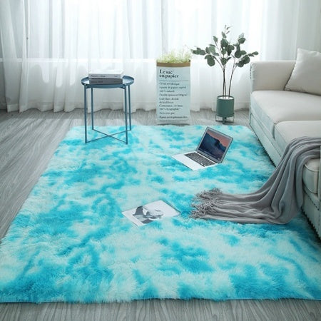Soft Shaggy tie-dye Carpet or Floor Mat