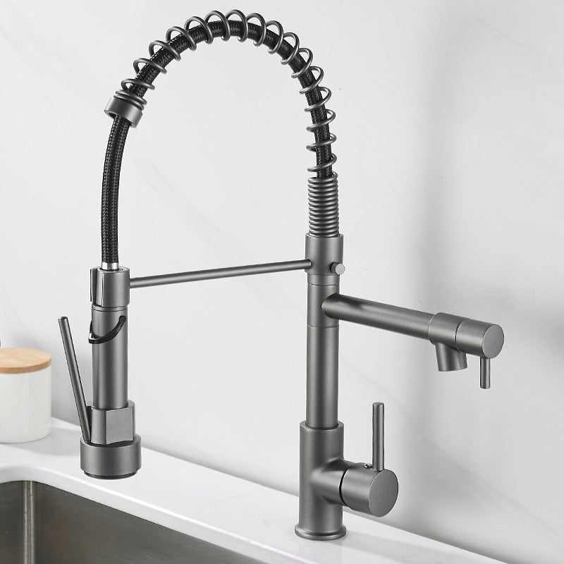Bathroom Kitchen Double Water Hot And Cold Spring Faucet
