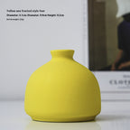 Yellow Ceramic Vases