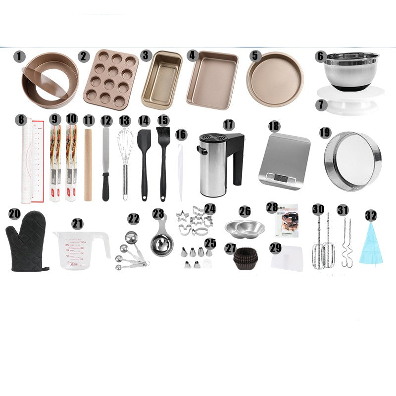 Baking Tools Oven Cake Mold Pan Full Set