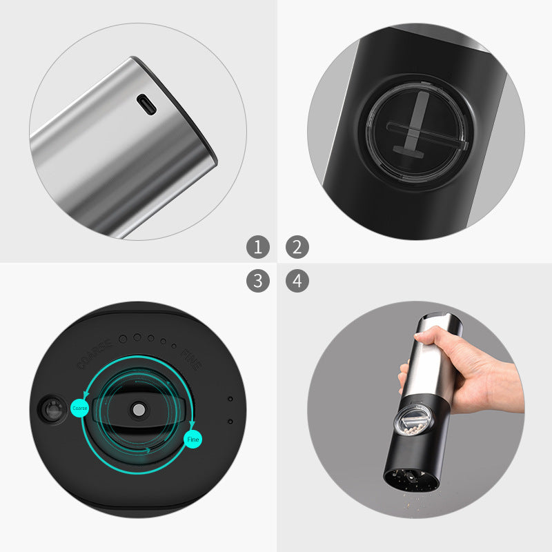 Electric Salt and Pepper Grinder.
