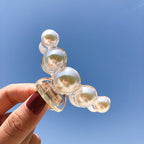 Simple grasping chuck hair taking a bath