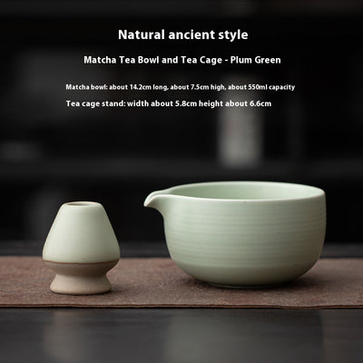 Point Tea Set Natural Antique Matcha Tools For Home Use