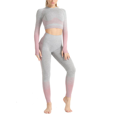Miravelle – Naadloze Tweedelige Yogaset met Moderne Snit