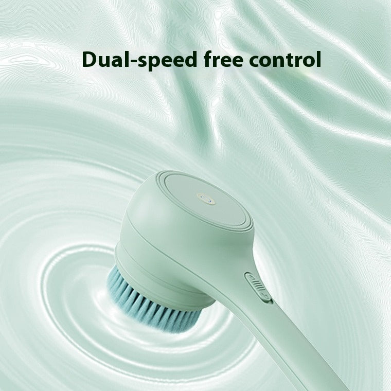 Electric Bath Brush Automatic Back Rubbing Long Handle Brush