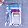 Mason Bottle Ziplock Bag Snacks