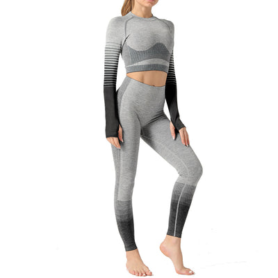 Miravelle – Naadloze Tweedelige Yogaset met Moderne Snit