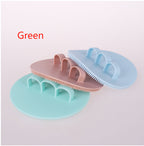 Silicone Bath Brush Pure Silicone Soft Facial Brush Three-finger Bath Brush