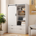 Tall Bedroom Armoire Wardrobe Closet Clothing Storage Cabinet