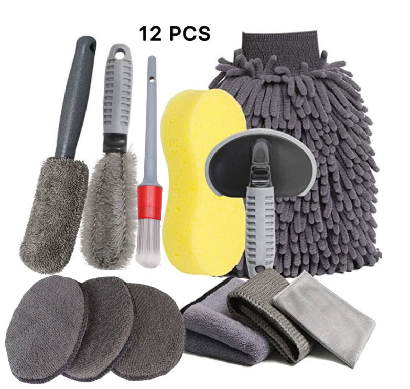 12-piece Car Cleaning and Detailing Kit