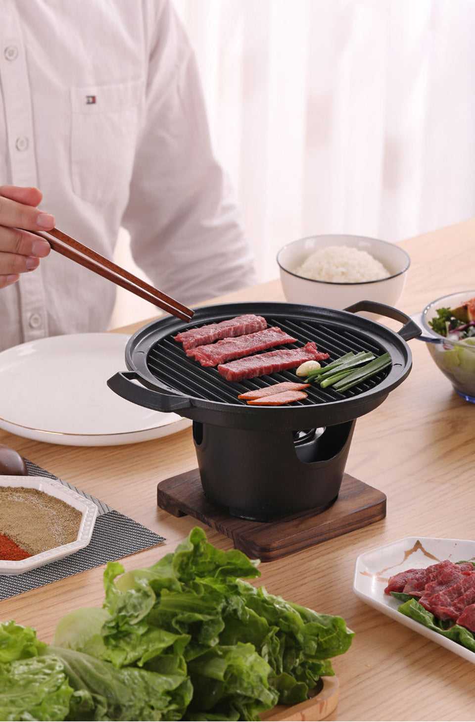Mini BBQ Hibachi Grill - Mini Portable BBQ Grill