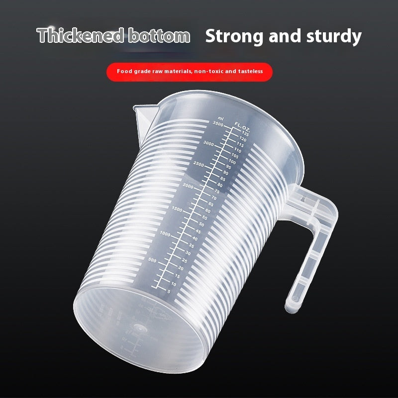 Measuring Cup Thickened Plastic Tape Graduated Glass Experiment Measuring Cup Beaker Measuring Cylinder Scale Plastic Cup
