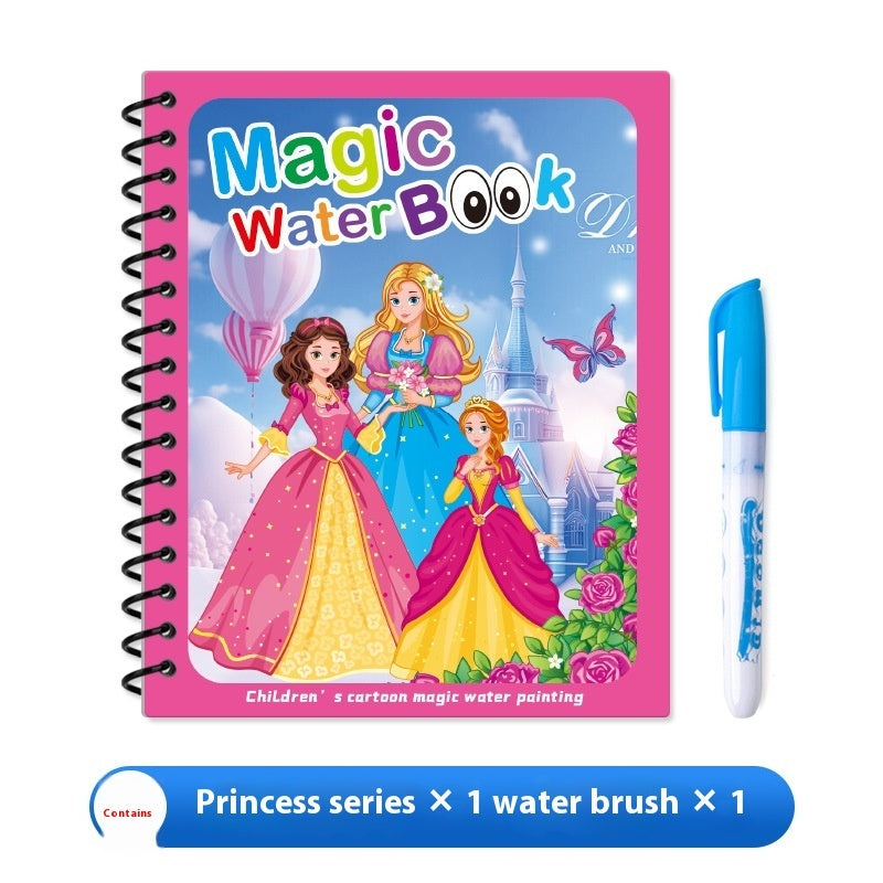 Children's Kindergarten Magic Painting Water Repeated Graffiti Watercolor Painting Book Album