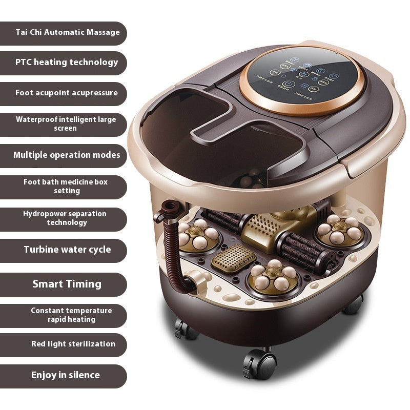 Automatic Massage Heating Foot Bath Barrel