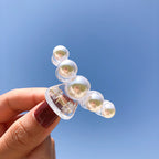 Simple grasping chuck hair taking a bath